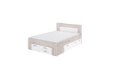 UDINE - Lit pour couchage 140x200 (sans matelas) 