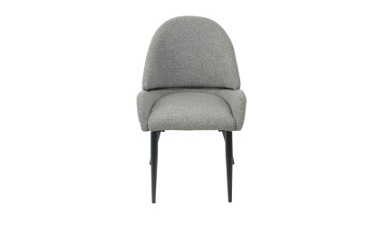 PEKIN - Lot de 2 chaises de séjour Gris 