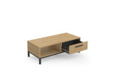 KROFT - Table basse 1 tiroir 1 niche 