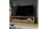 PORTLAND - Meuble TV-Hifi 3 tiroirs 3 niches 