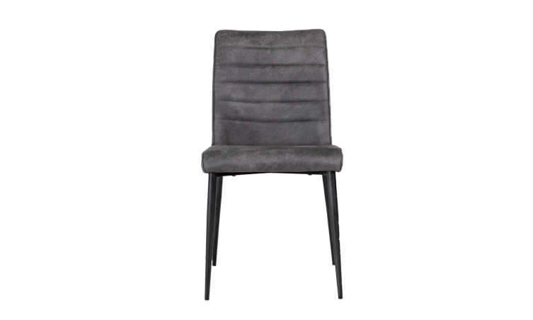 CALGARY - Chaise de séjour le lot de 2 Dark grey 