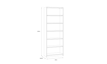 CANDY - Etagère 5 tablettes L80 