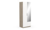 BOSTER - Armoire 2 portes 1 miroir 