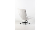 NAGOYA - Fauteuil pivotant blanc 