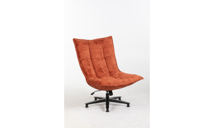 NAGOYA - Fauteuil pivotant rouge 