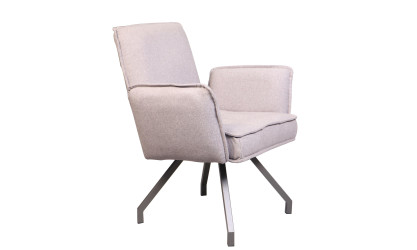 REGINA - Fauteuil de séjour gris 