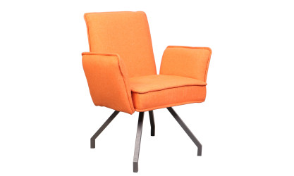 REGINA - Fauteuil de séjour orange 