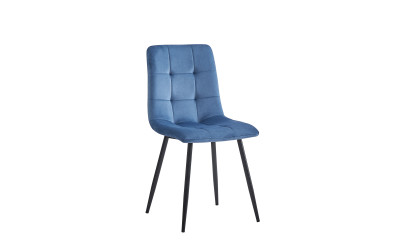 WASHINGTON -  Lot de 4 chaises Bleu pétrole 