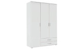 MENTON - Armoire 3 portes 2 tiroirs 1/3 lingère 2/3 penderie 