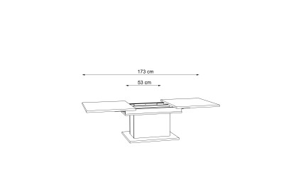 GRIMAUD - Table basse avec fonction bar 