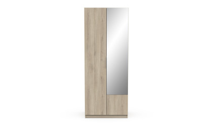 BOSTER - Armoire 2 portes 1 miroir 