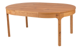 RONDE - Table de séjour ronde avec allonge 120/180 