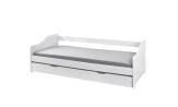 LEONIE - Lit banquette avec sommier (sans matelas) 