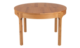 RONDE - Table de séjour ronde avec allonge 120/180 