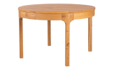 RONDE - Table de séjour ronde avec allonge 120/180 