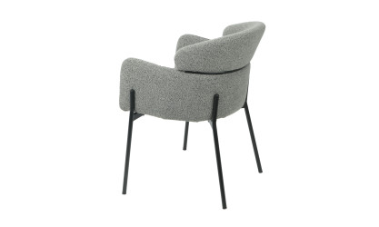 CANTON - Lot de 2 fauteuils de séjour Gris 