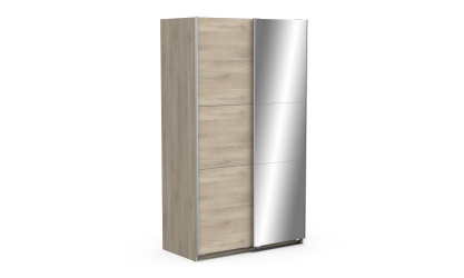 BOSTER - Armoire 2 portes coulissantes avec 1 miroir 