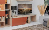 OBLIK - Meuble TV sans surmeuble extensible 