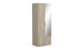 BOSTER - Armoire 2 portes 1 miroir 