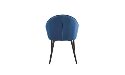 SHANGAI - Fauteuil de séjour Bleu pétrole 