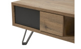 ONIX - Table basse avec porte et niche 