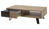 ONIX - Table basse avec porte et niche 