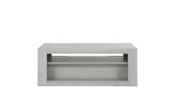 ALIKANTE - Table basse rectangulaire 1 tiroir 1 tablette 2 niches 