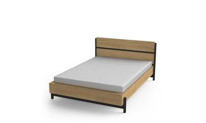 LAURA -  Lit pour couchage 140x190/200 (sans matelas ni sommier) 