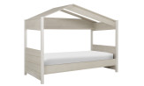 CHALET - Lit cabane pour couchage 90x200 