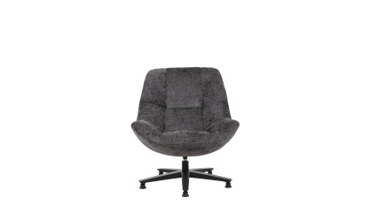 SAO PAULO - Fauteuil pivotant anthracite 