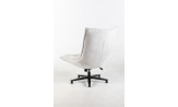 NAGOYA - Fauteuil pivotant blanc 