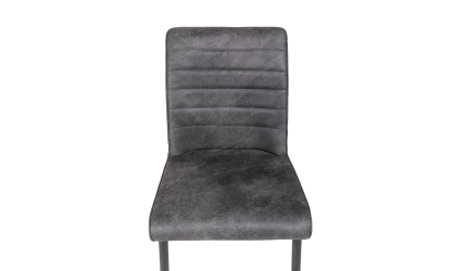 CALGARY - Chaise de séjour le lot de 2 Dark grey 