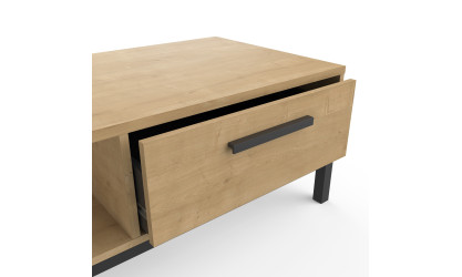 KROFT - Table basse 1 tiroir 1 niche 