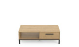 KROFT - Table basse 1 tiroir 1 niche 