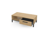 KROFT - Table basse 1 tiroir 1 niche 