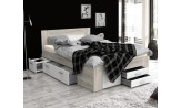 UDINE - Lit pour couchage 140x200 (sans matelas) 